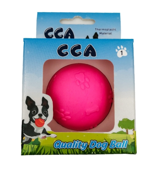 Picture of CCA Non-Sinking Hard Pink Dog Play Ball (S)
