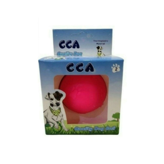 Picture of CCA Non-Sinking Hard Pink Dog Play Ball (M)