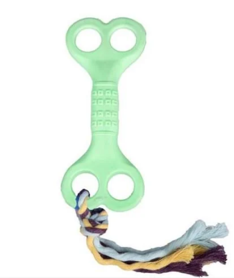Picture of Natural Rubber  Ribbon Toy with Holes (S)