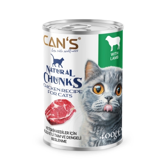 Picture of Can's natural chunks with lamb 400g (12/pack)