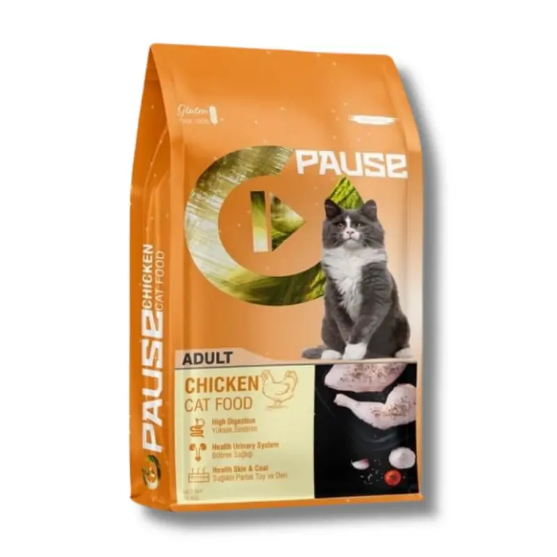 Picture of Pause Sterilized  Cat Food chicken 15kg  