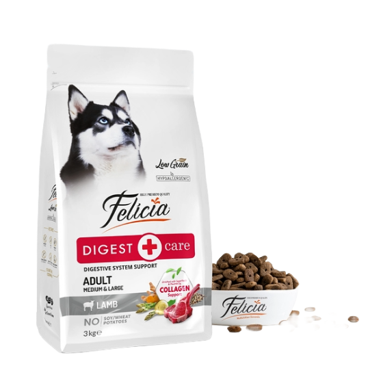 Picture of Felicia Digest Care Adult dog Lamb 3kg