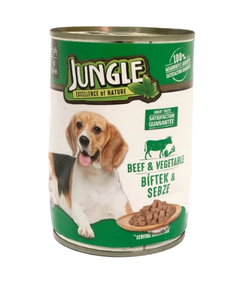 Picture of Jungle Beef & Vegetable  chunks  served in jelly 415 g (12/Pac)