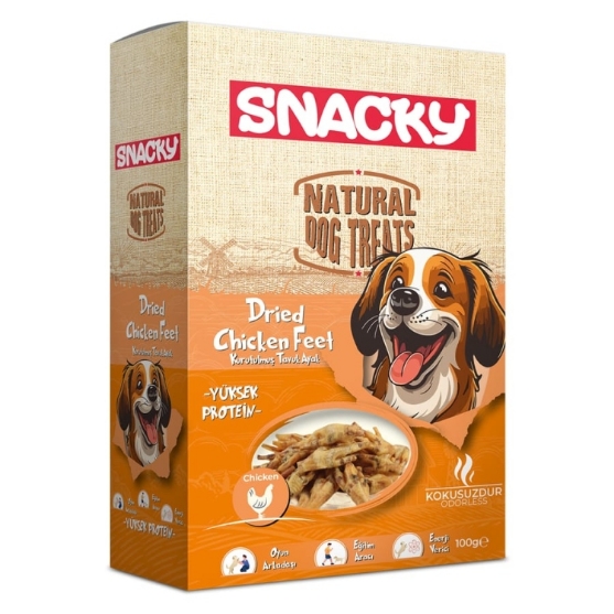 Picture of Snacky Natural Dried Chicken Feet 100g