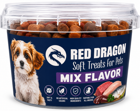 Picture of Red Dragon chicken Soft Treats for Pet (500g)