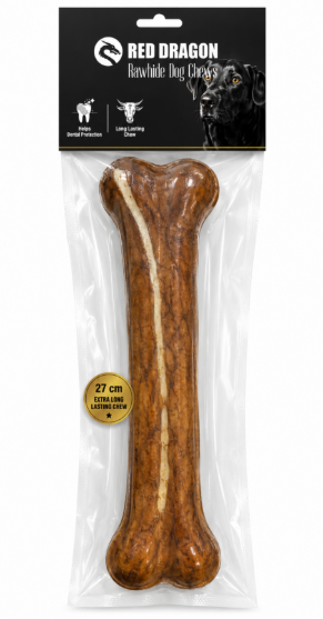 Picture of Red Dragon Rawhide Dog smoked  beef Chews  27cm