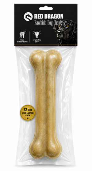 Picture of Red Dragon Rawhide Dog Chews  (22 cm)