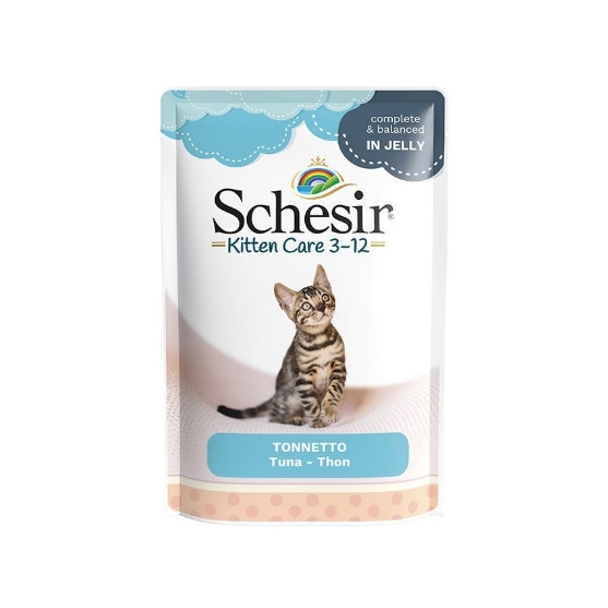 Picture of Schesir Kitten Care 3-12  Tuna in Jelly (85g)