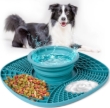 Picture of AiQInu 2-in-1 Dog Lick Mat and Collapsible Water Bowl