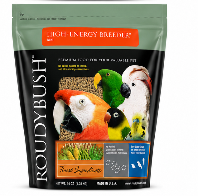Roudybush Pellet Daily High Energy Small 1.250kg | BIRDS | Bird Food | Parrot
