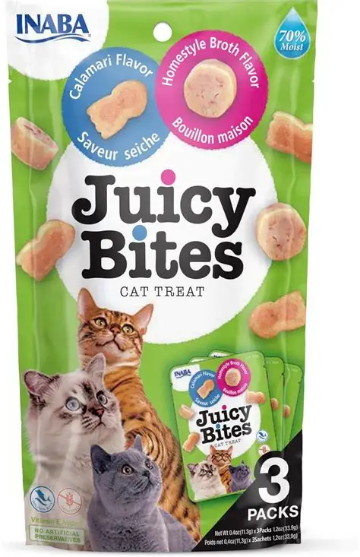 Picture of Juicy Bites by INABA Cat Treat - Calamari & Homestyle