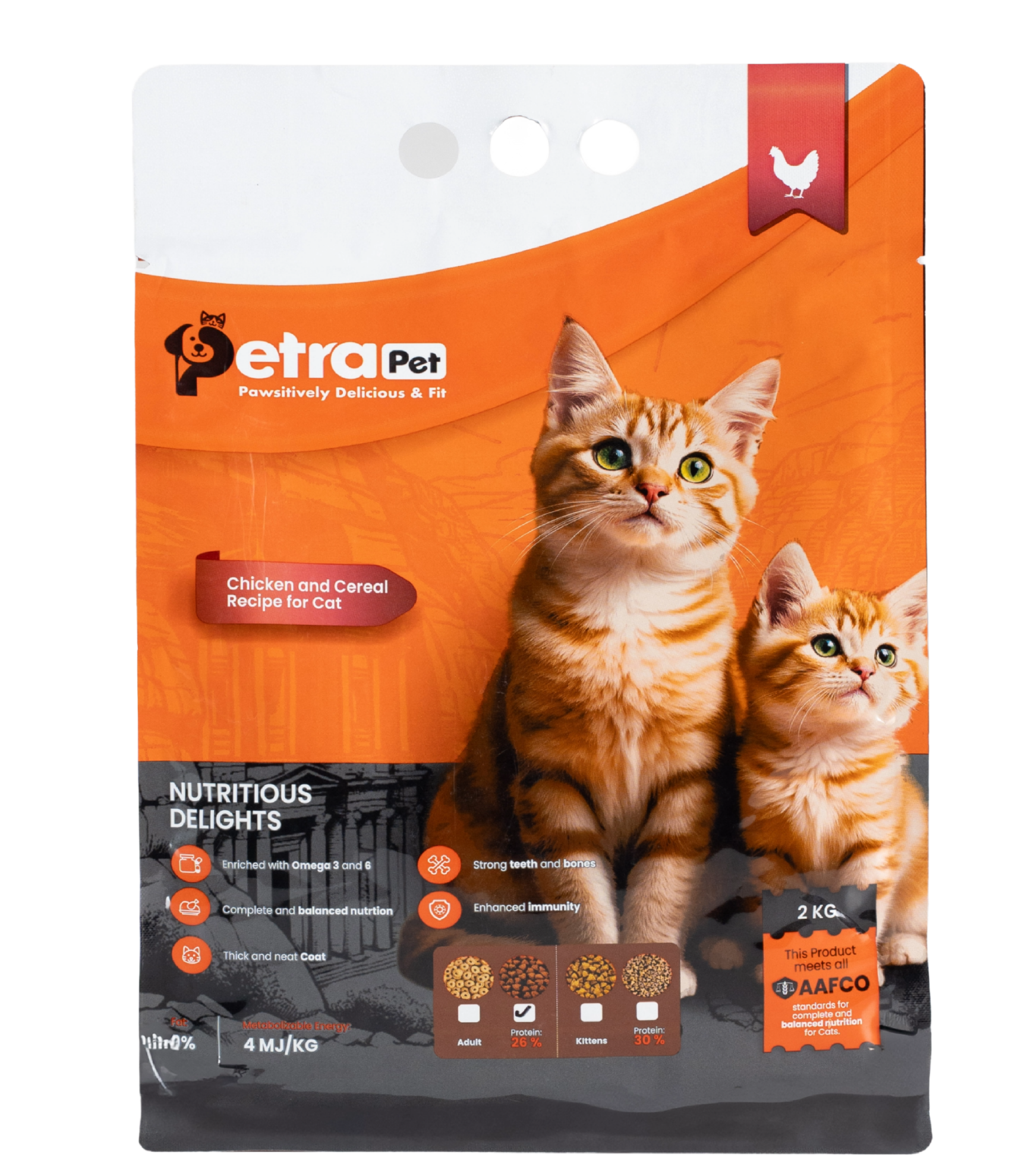 Petra Pet Dry kitten food 2 kg | CATS | Cat Food | Dry Food | Kitten