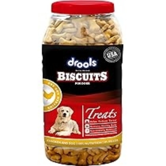 Picture of Drools Chicken & Egg Flavored Dog Biscuits Jar (800g)