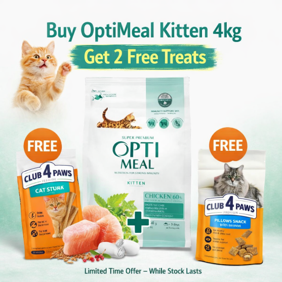 Picture of Optimal Kitten Chicken 4kg (2 Treats Free)