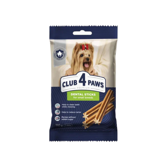 Picture of Club 4 Paws Premium Dental Sticks for Small Dog Breeds (110g)