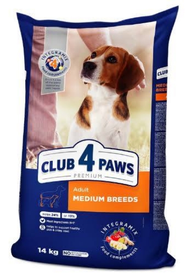 Picture of Club4Paws Adult Medium 14kg