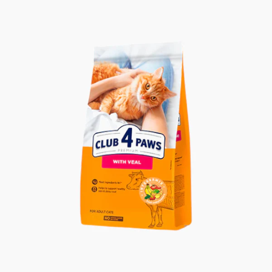 Picture of Club4Paws Veal for Adult Cats  900g