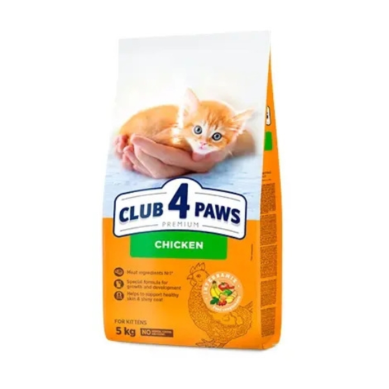 Picture of Club4Paws Kitten Food  Chicken 14kg