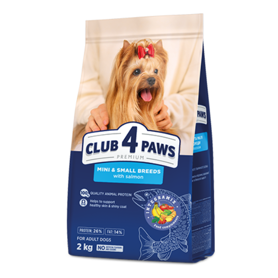 Picture of Club4Paws Mini & Small Breeds with Salmon  2kg