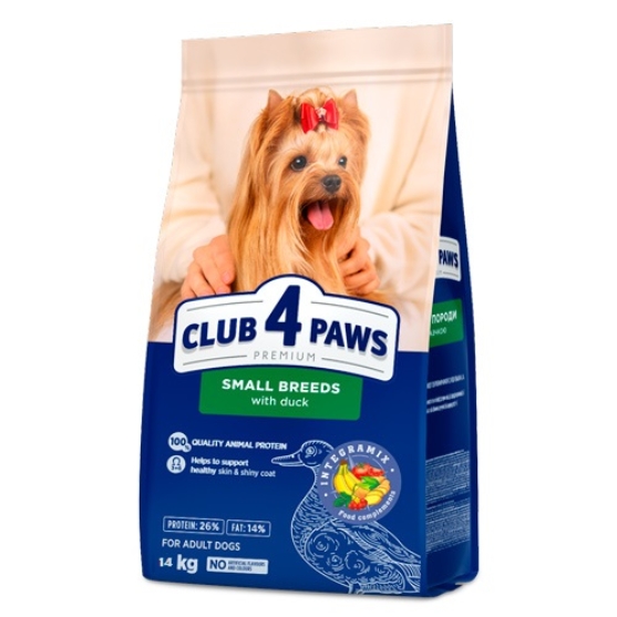 Picture of Club4Paws Small Breeds Duck 14kg