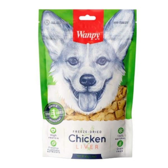Picture of Wanpy Freeze-Dried Chicken Liver  Treats  40g