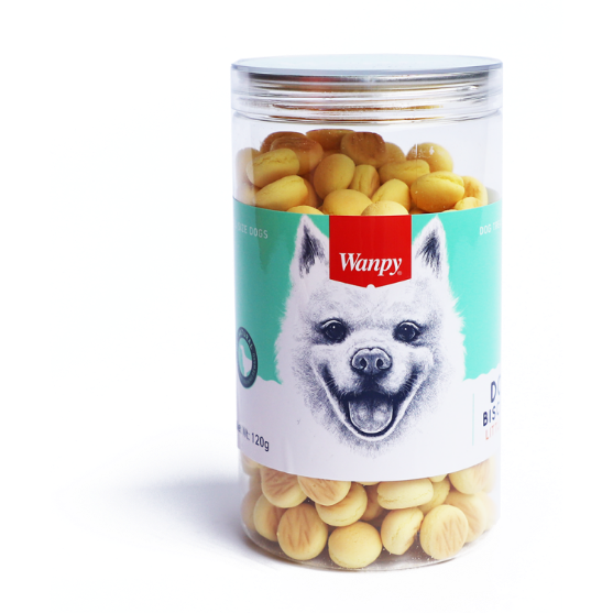Picture of Wanpy Dog Biscuits Little Ball Cheese Flavor 120g