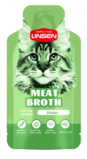 Picture of Linsen Advanced Care Chicken Meat Broth for Cats  50g