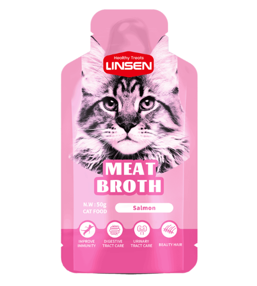 Picture of Linsen Meat Broth Salmon Flavor 50g  (3/Pack)
