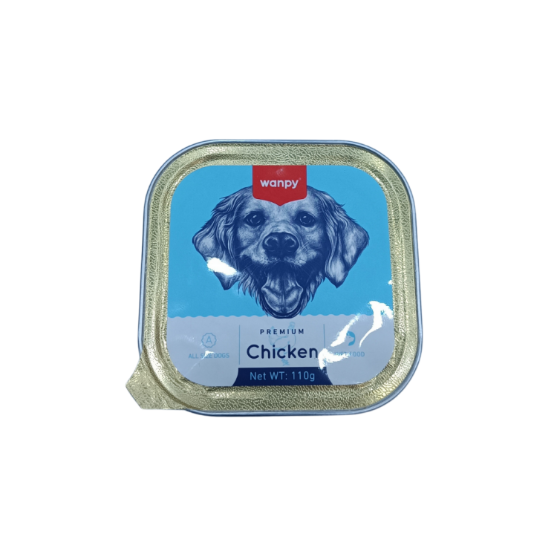 Picture of Wanpy Premium Chicken Paté Dog Food 110g  (6-Pack)