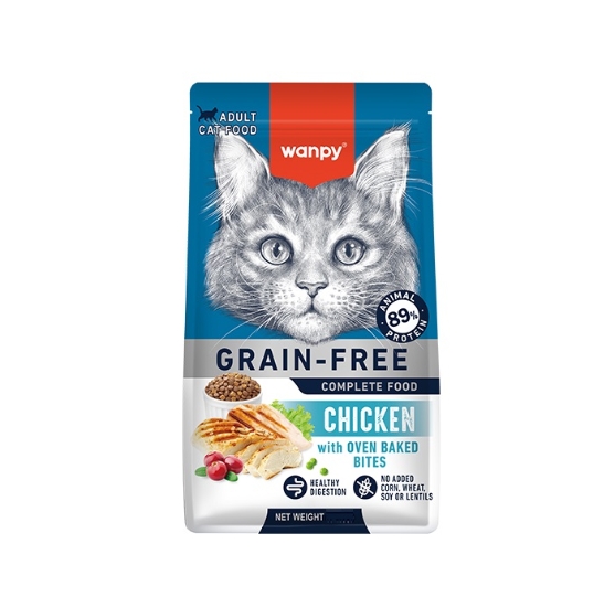 Picture of Wanpy Grain-Free Adult Chicken Recipe with Oven Baked Bites  8kg