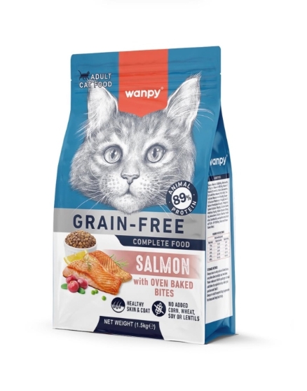 Picture of Wanpy Grain-Free Dry  Salmon Recipe 1.5kg