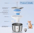 Picture of PureStream 2L Stainless Steel Automatic Cat Water Fountain
