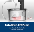 Picture of AquaFlow Pro 3.2L Wireless Stainless Steel Pet Water Fountain with Motion Sensor