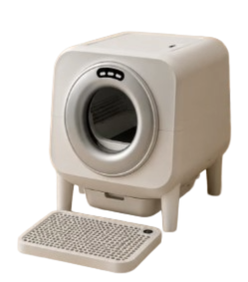 Picture of SmartPure Automatic Self-Cleaning Cat Litter Box with Trapping Mat White