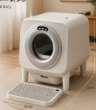 Picture of SmartPure Automatic Self-Cleaning Cat Litter Box with Trapping Mat White