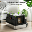 Picture of Extra Large Enclosed Stainless Steel Cat Litter Box (70x50x44 cm)