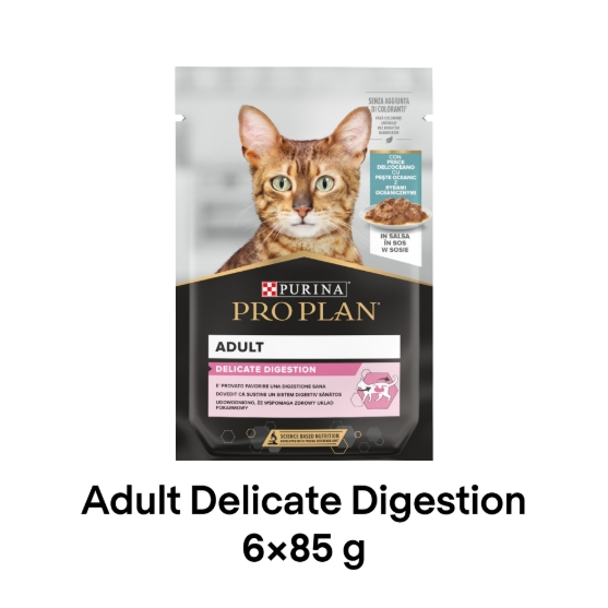 Picture of Pro Plan Adult Delicate Digestion Oceanfish in Gravy 6x85 g