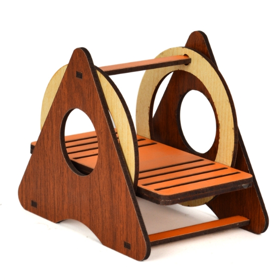 Picture of Flip Pet Wooden Hamster Swing Toy (12x8x10 cm)