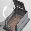 Picture of Stainless Steel Cat Litter Box with Odor Control Filter & Paw Cleaning Mat (61cm - Space Grey)