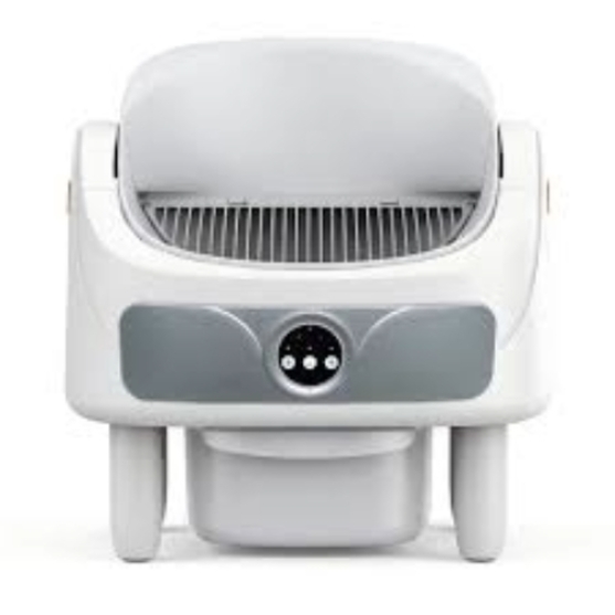 Picture of MaxOdour XXL Enclosed Stainless Steel Cat Litter Box with Smart Ventilation