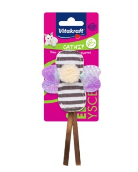 Picture of Vitakraft Catnip Plush Bee Cat Toy