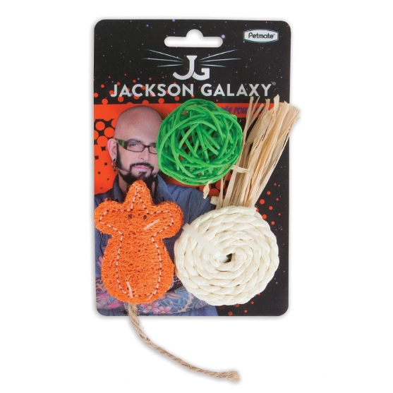 Picture of Jackson Galaxy Natural Playtime Cat Toy 3-Pack