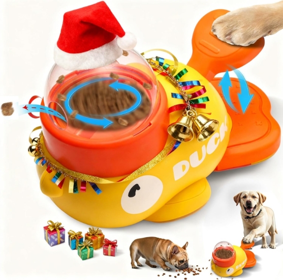 Picture of Duck-Shaped Interactive Pet Puzzle Feeder & Slow Food Dispenser Toy