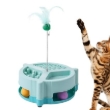 Picture of 3-in-1 Interactive Cat Turntable & Slow Feeder Puzzle Toy