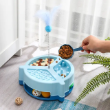 Picture of 3-in-1 Interactive Cat Turntable & Slow Feeder Puzzle Toy
