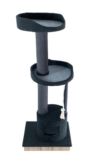 Picture of Ecomfy Mega Jack Cat Scratching Tree Grey Black  152cm