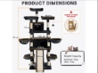 Picture of 173cm Majestic Multi-Level Cat Tree Tower with Dual Condos & 173cm Wide Wing Baskets