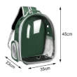 Picture of Astronaut Space Capsule Transparent Pet Carrier Backpack –  for Cats & Small Dogs For animals up to 6.5 kg (Dark Green)