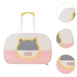 Picture of YBToo Color-Block Breathable Pet Carrier Bag (Pink/Cream)