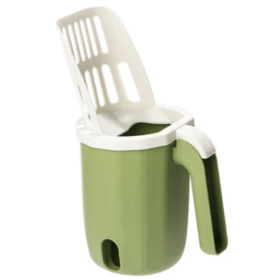 Picture of 2-in-1 Integrated Cat Litter Scooper with Waste Bin & Waste Bag Compartment